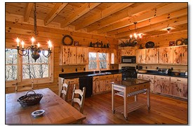 Riverview Lodge | Cabin Rentals of Georgia | Spacious Gourmet Kitchen