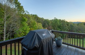Skyfall | Cabin Rentals of Georgia | Gas grill on main level deck