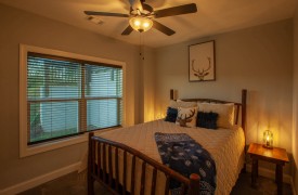 Skyfall | Cabin Rentals of Georgia | Terrace Level Queen Bedroom